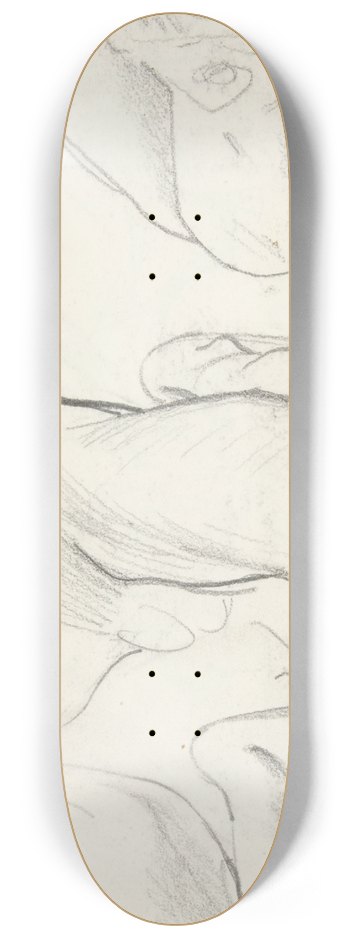 John Singer Sargent - KneelingFigures 8.25 inch art skate deck