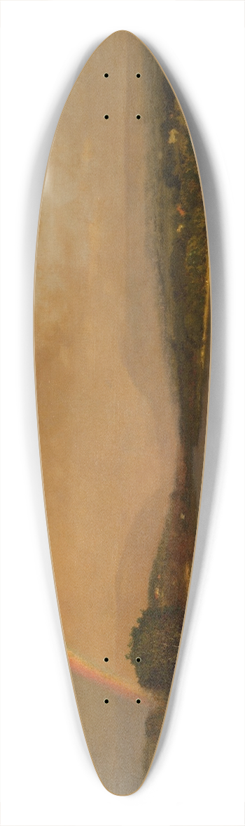 George Inness - Delaware Water Gap 39.3 inch art pintail longboard deck
