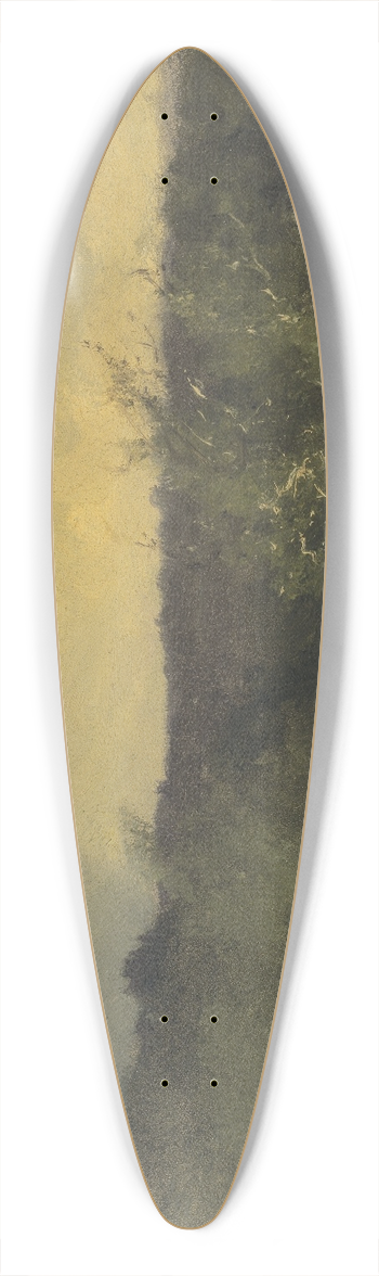 George Inness - Landscape 39.3 inch art pintail longboard deck
