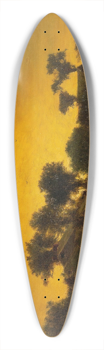 George Inness - Light Triumphant 39.3 inch art pintail longboard deck