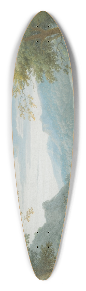 George Lambert - Classical Landscape 39.3 inch art pintail longboard deck