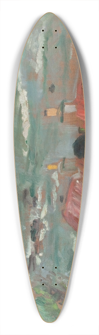 George Leslie Hunter - Above Largo Bay 39.3 inch art pintail longboard deck