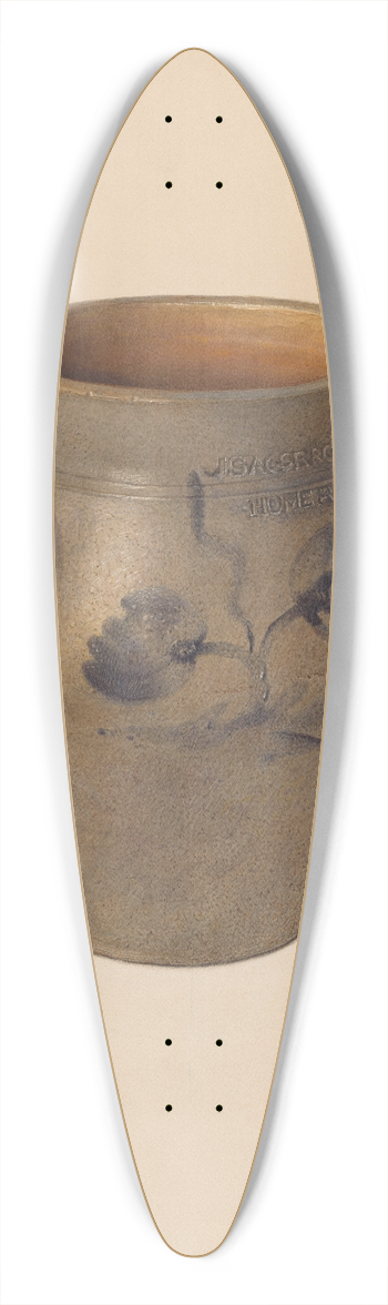 George Loughridge - Crock 39.3 inch art pintail longboard deck