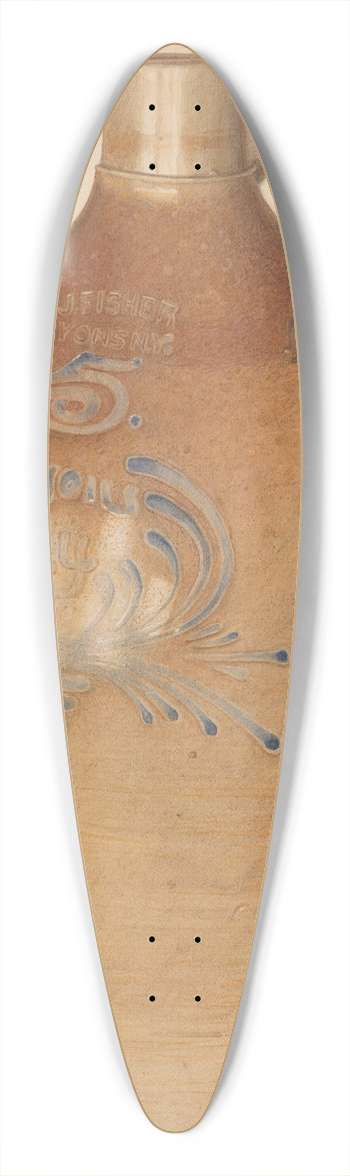 George Loughridge - Jug 39.3 inch art pintail longboard deck