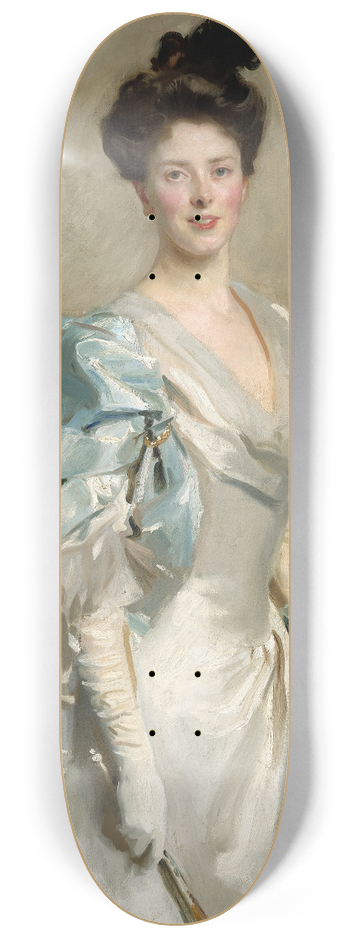 John Singer Sargent - Mary Crowninshield Endicott Chamberlain (Mrs. Joseph Chamberlain) 8.25 inch art skate deck