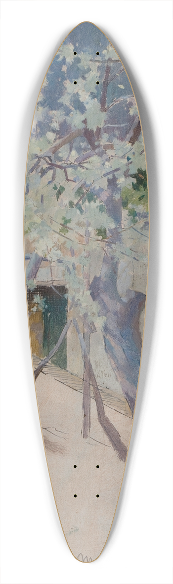 George Randolph Barse - Tree, Capri 39.3 inch art pintail longboard deck