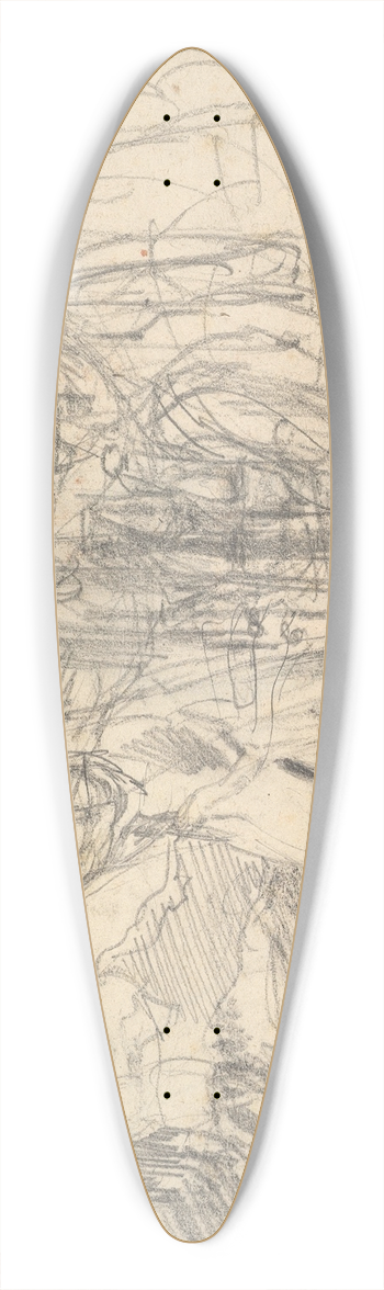 George Richmond - Compositional Study for ComusThe Measure 39.3 inch art pintail longboard deck