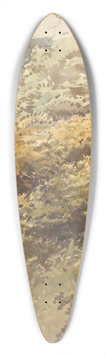 George Richmond - Study of a Tree 39.3 inch art pintail longboard deck