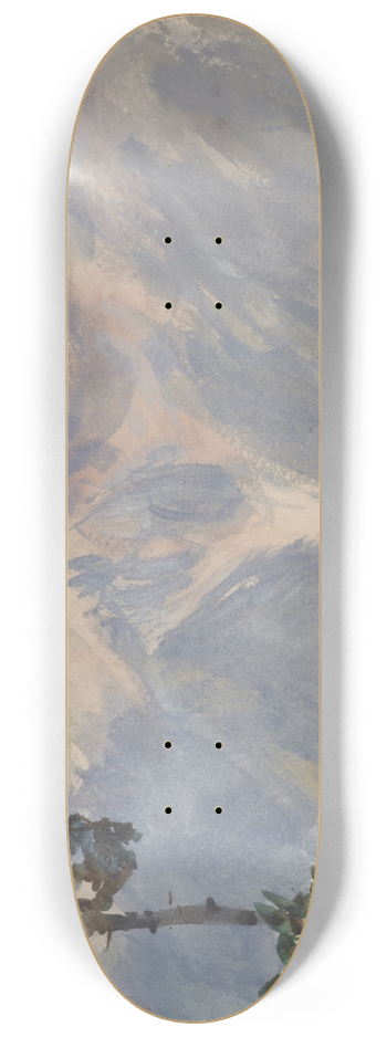John Singer Sargent - Mountain Scene 8.25 inch art skate deck
