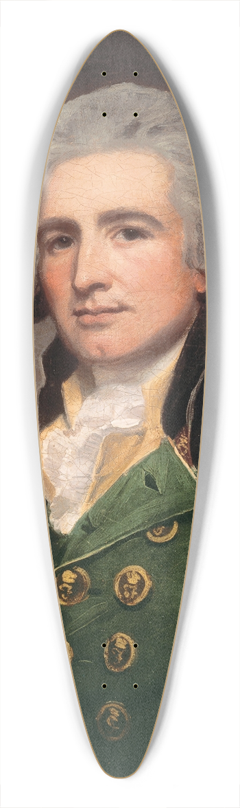 George Romney - Colonel Robert Abercrombie 39.3 inch art pintail longboard deck