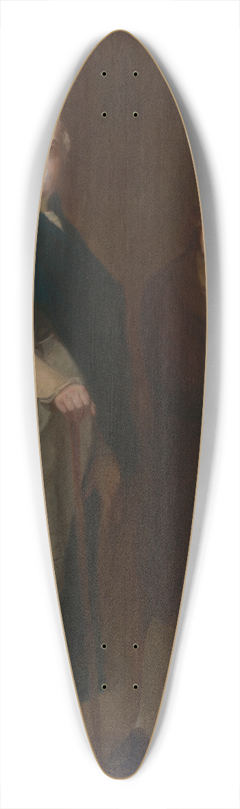 George Romney - John Flaxman Modeling the Bust of William Hayley 39.3 inch art pintail longboard deck