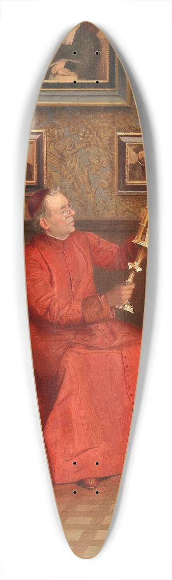 Georges Croegaert - The connoisseur 39.3 inch art pintail longboard deck
