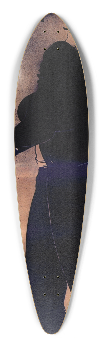Georges de Feure - Lo-Bert 39.3 inch art pintail longboard deck