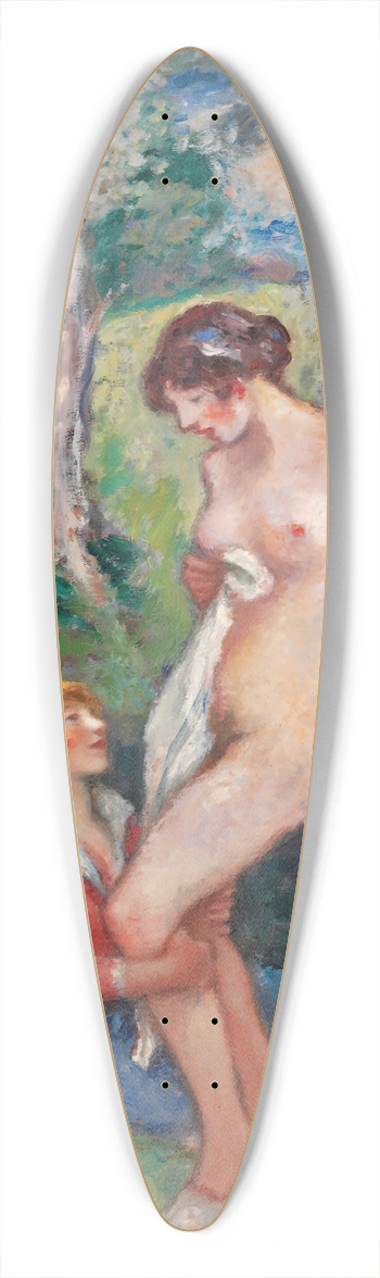 Georges d'Espagnat - Baigneuse 39.3 inch art pintail longboard deck
