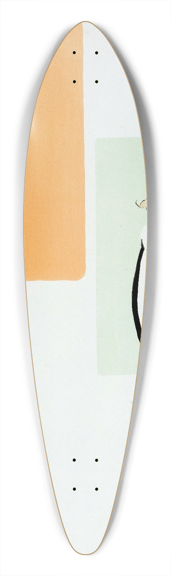 Georges Goursat (Sem) - Cappiello et le duc de Morny 39.3 inch art pintail longboard deck