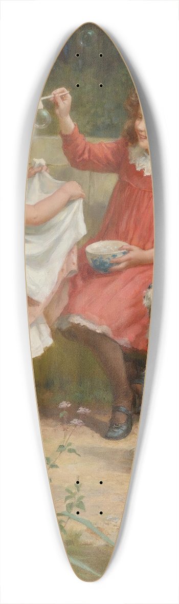 George Sheridan Knowles - Bubbles 39.3 inch art pintail longboard deck