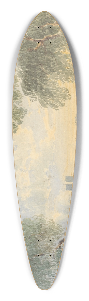 George Sidney Shepherd - Green Park 39.3 inch art pintail longboard deck