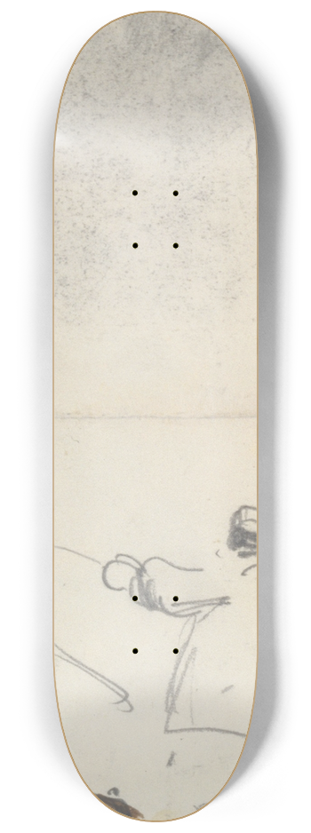 John Singer Sargent - Sailor 8.25 inch art skate deck