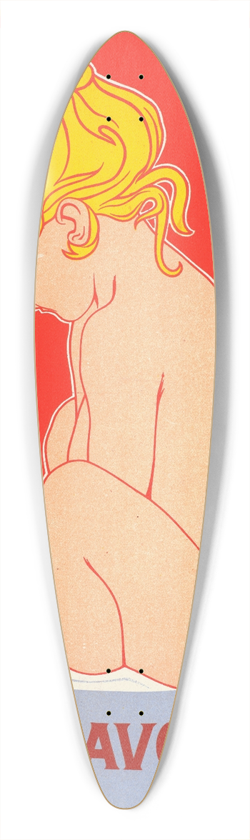 Georges Meunier - Savon Starlight 39.3 inch art pintail longboard deck