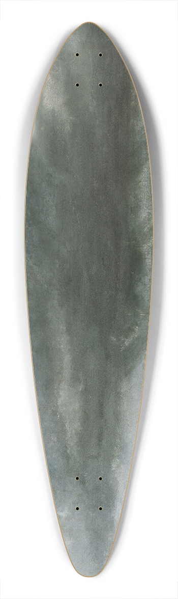 Georges Michel - Approaching Storm 39.3 inch art pintail longboard deck