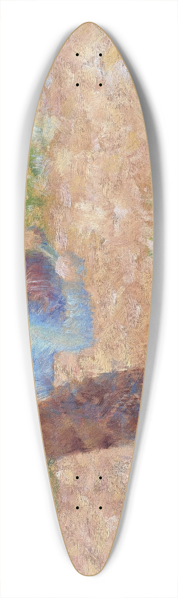 Georges Seurat - Man with a Hoe 39.3 inch art pintail longboard deck