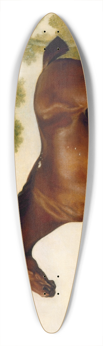 George Stubbs - Truss, A Hunter 39.3 inch art pintail longboard deck