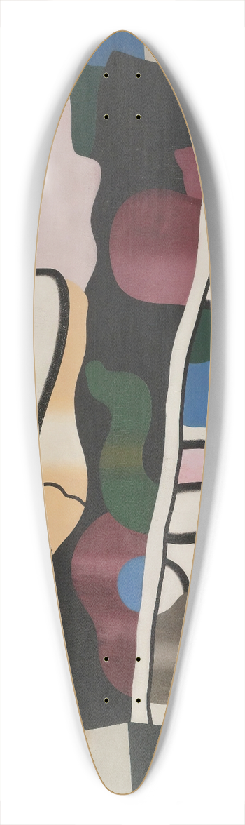 Georges Valmier - Eve 39.3 inch art pintail longboard deck