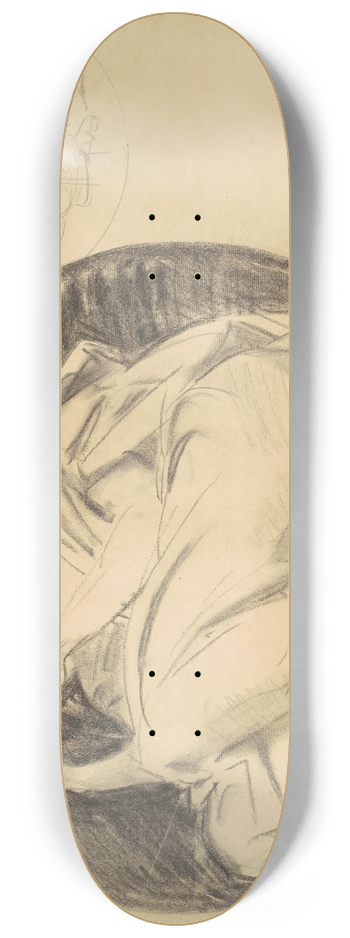John Singer Sargent - Studies for Astronomy 8.25 inch art skate deck
