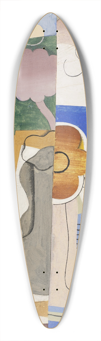 Georges Valmier - Vase de fleurs 39.3 inch art pintail longboard deck