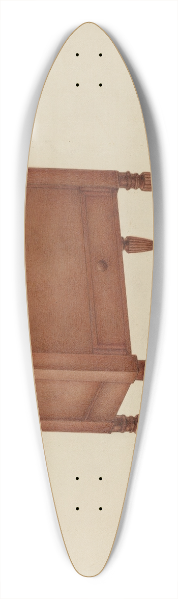George V. Vezolles - Shaker Sugar Chest 39.3 inch art pintail longboard deck