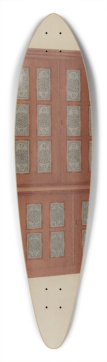 George V. Vezolles - Shaker Tin Safe 39.3 inch art pintail longboard deck