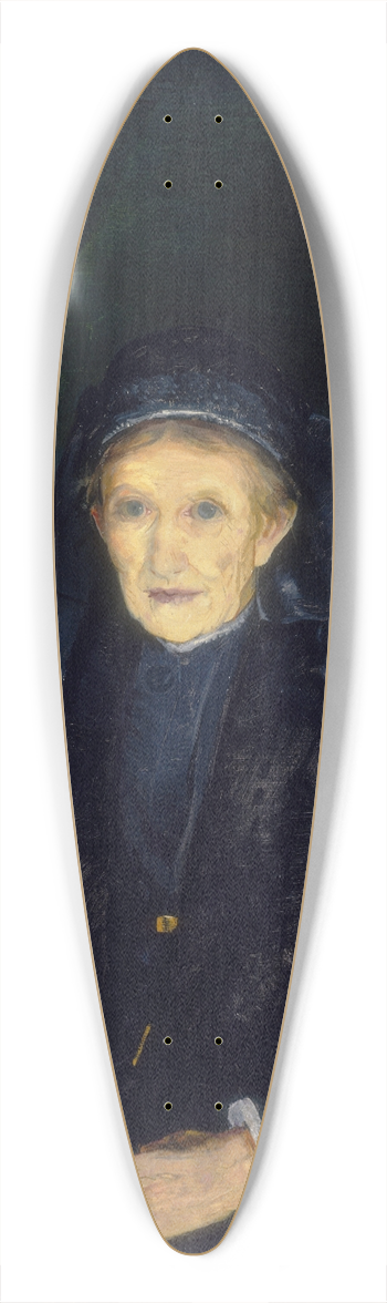 George Wesley Bellows - The Widow 39.3 inch art pintail longboard deck