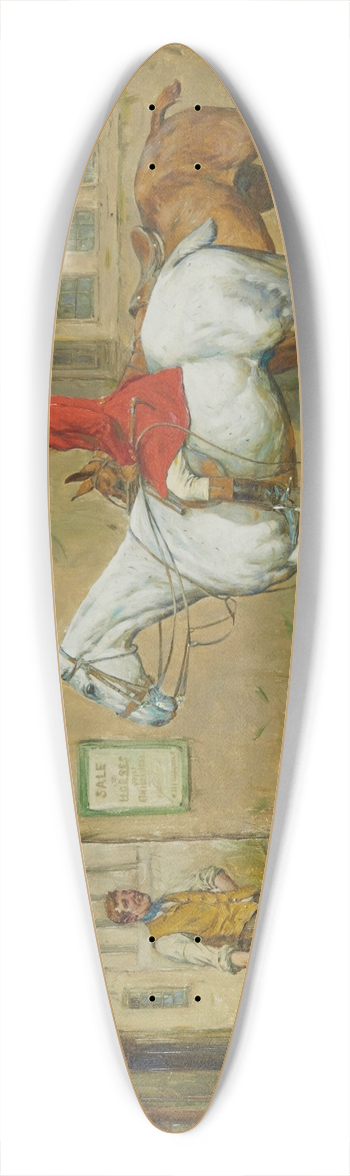 George Wright - At the stable 39.3 inch art pintail longboard deck