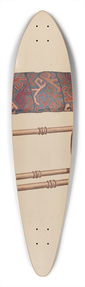 Georgine E. Mason - Foot Rest 39.3 inch art pintail longboard deck