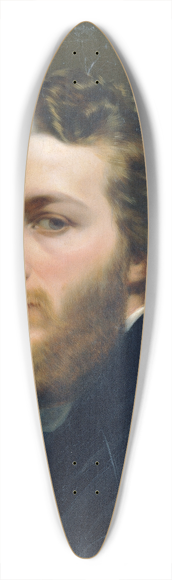 Georg Koberwein - Selbstbildnis 39.3 inch art pintail longboard deck
