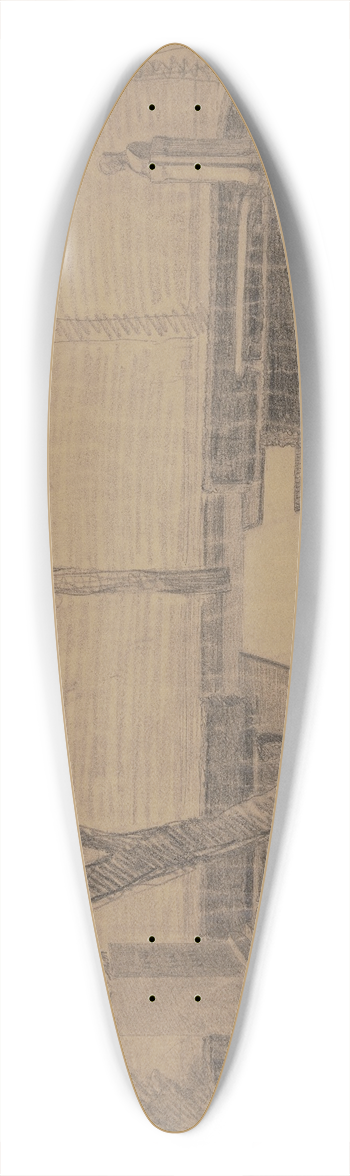 Georg Kolbe - Entwurf fr das Heinedenkmal 39.3 inch art pintail longboard deck