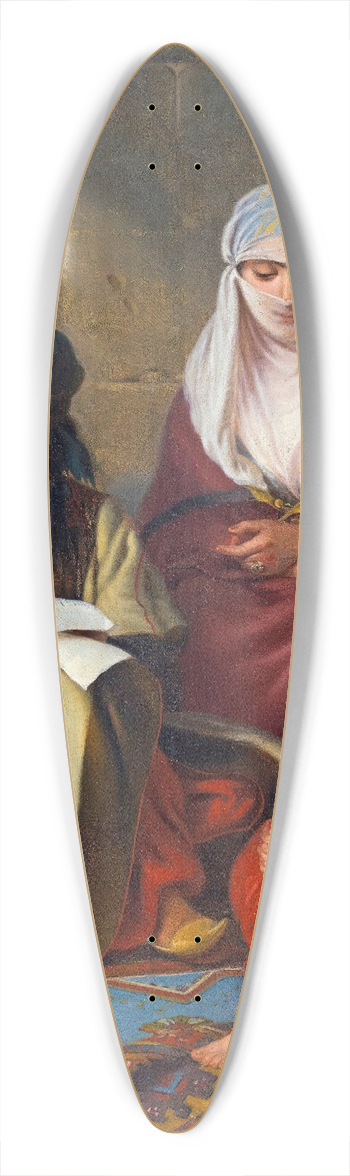 Georg Wilhelm Timm - The Scribe 39.3 inch art pintail longboard deck