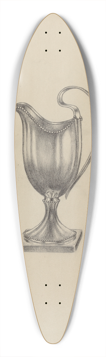 Gerald Bernhardt - Silver Pitcher 39.3 inch art pintail longboard deck