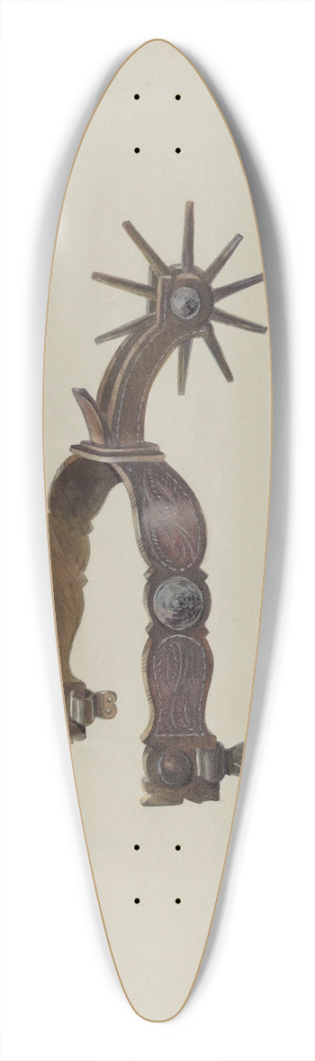 Gerald Transpota - Spur 39.3 inch art pintail longboard deck
