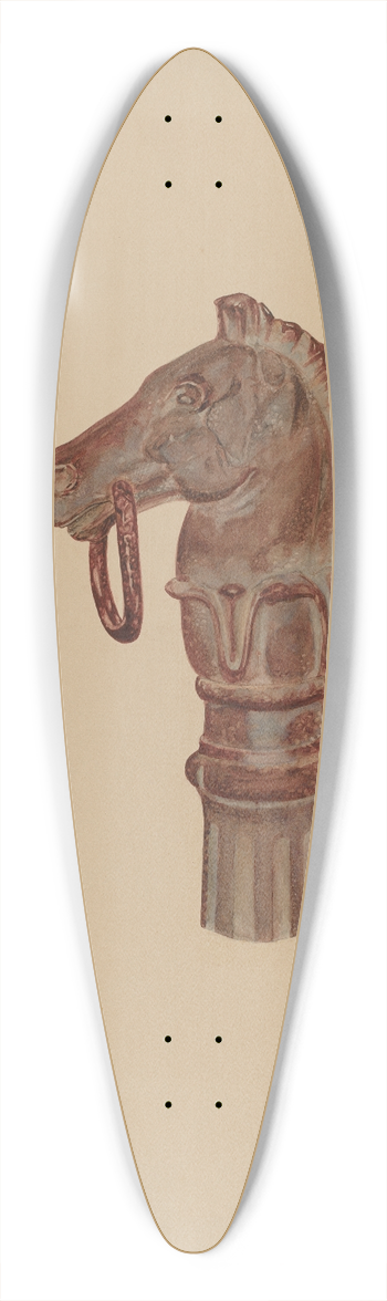 Gerard Barnett - Hitching Post 39.3 inch art pintail longboard deck