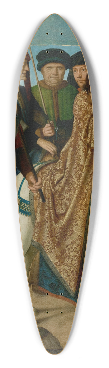 Gerard David - Pilate and the Chief Priests 39.3 inch art pintail longboard deck