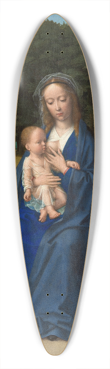 Gerard David - The Rest on the Flight into Egypt 39.3 inch art pintail longboard deck