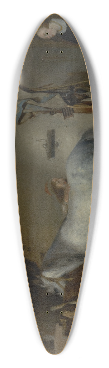 Gerard ter Borch - Horse Stable 39.3 inch art pintail longboard deck