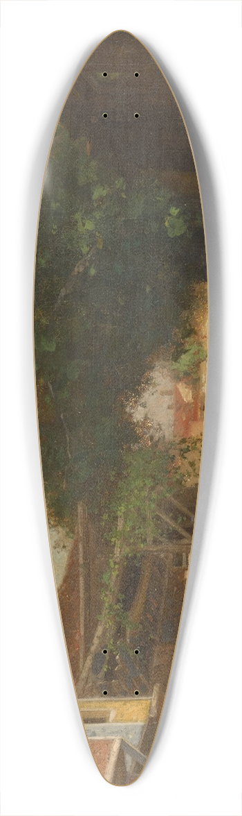 Germain Fabius Brest - A Turkish Street 39.3 inch art pintail longboard deck
