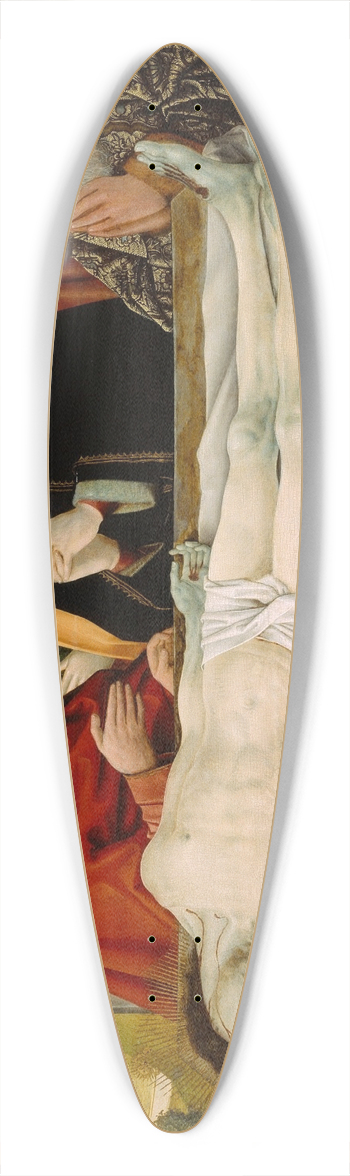 German School - Entombment 39.3 inch art pintail longboard deck