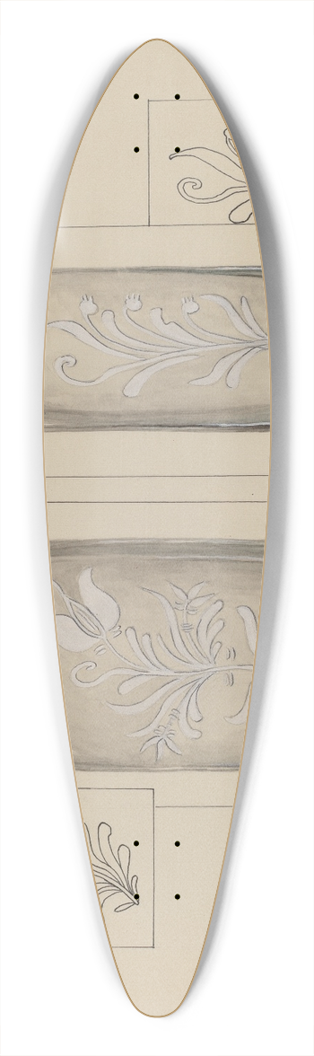 Gertrude Lemberg - Liquor Bottle 39.3 inch art pintail longboard deck