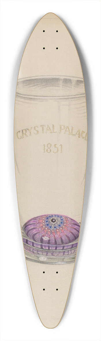Gertrude Lemberg - Tumbler 39.3 inch art pintail longboard deck