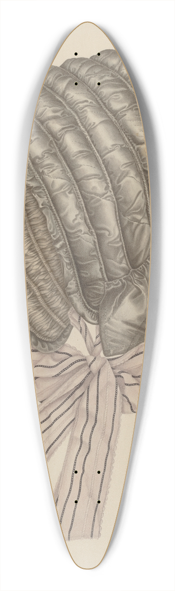 Gertrude Lemberg - Womans Hood 39.3 inch art pintail longboard deck