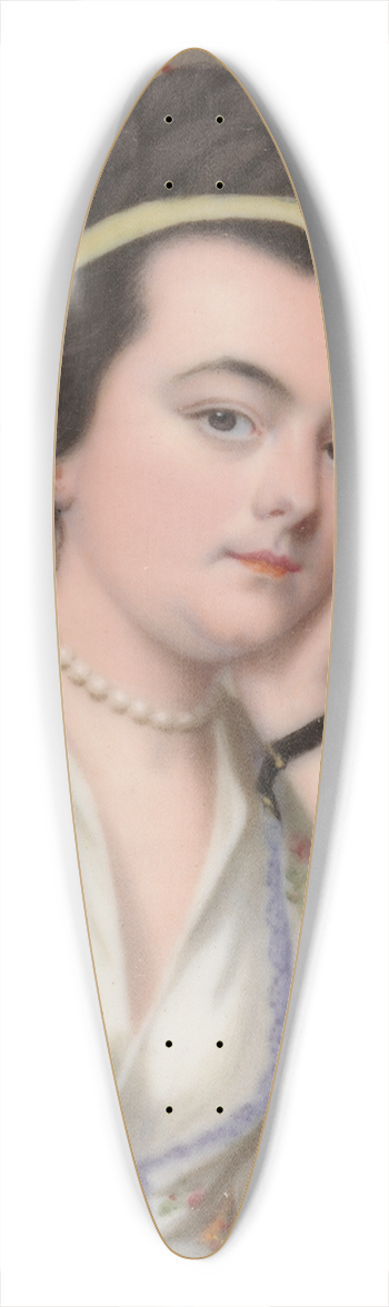 Gervase Spencer - Elizabeth Bradshaw 39.3 inch art pintail longboard deck