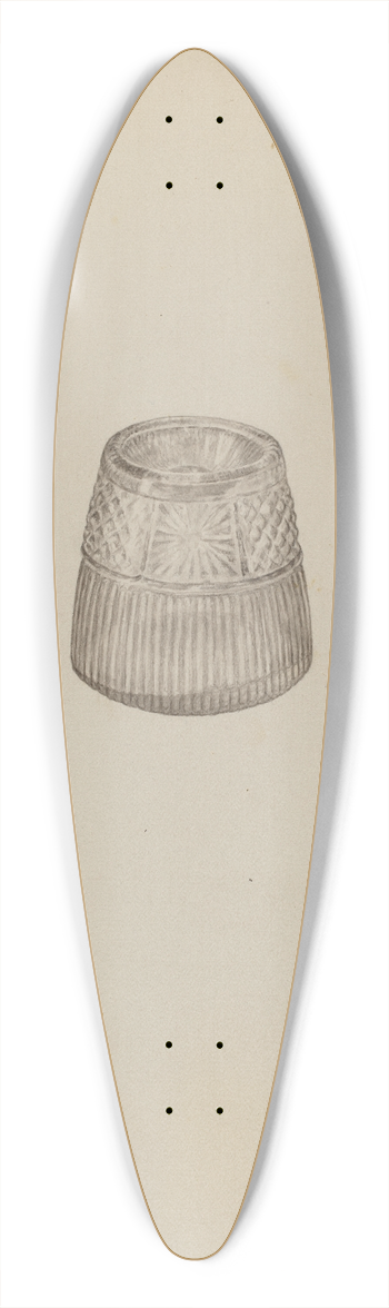 Giacinto Capelli - Inkwell 39.3 inch art pintail longboard deck